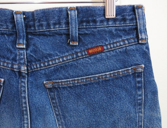 Vintage 1970s Denim Shorts | Faded Denim 1970s 80… - image 5