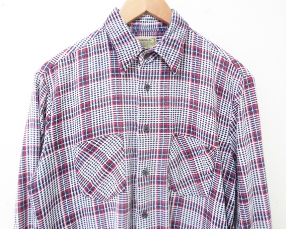 Vintage 1970s Flannel Shirt | Soft and Thin 1970s… - image 3