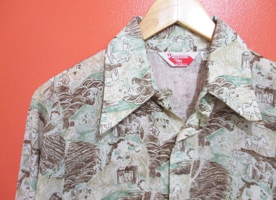 Vintage 1970s Shirt | Levi's Psychedelic Pastoral… - image 2
