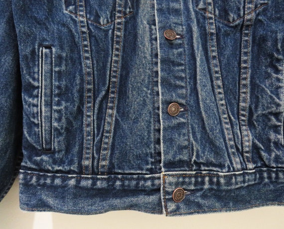 Vintage 80s Denim Jacket | GAP Pioneer Dark Wash … - image 3