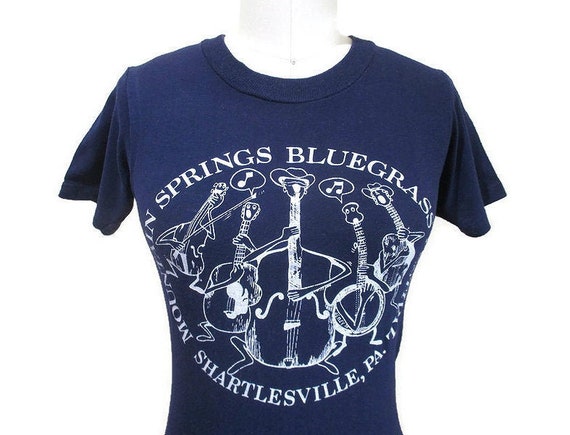 Vintage 1970s Tshirt | Bluegrass Festival 1970s 80