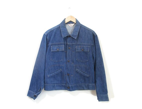 Vintage 1960s Denim Jacket | Medium Wash Denim 196