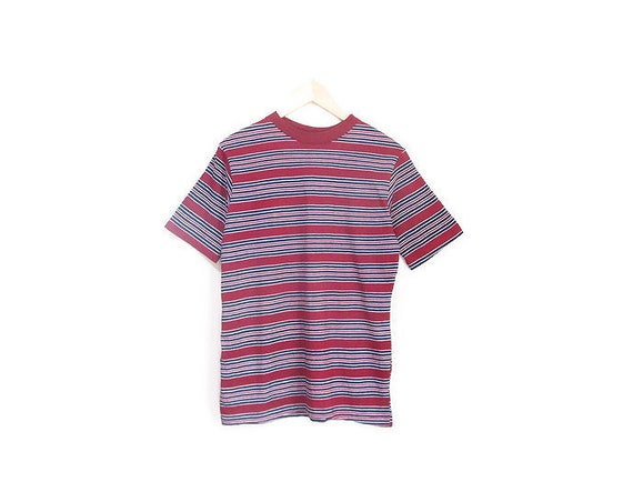 Vintage 1960s Tshirt | Mos Striped 1960s 70s Tshir