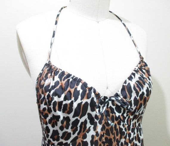 Vintage 1960s Leopard Print Slip Dress | Vintage … - image 2