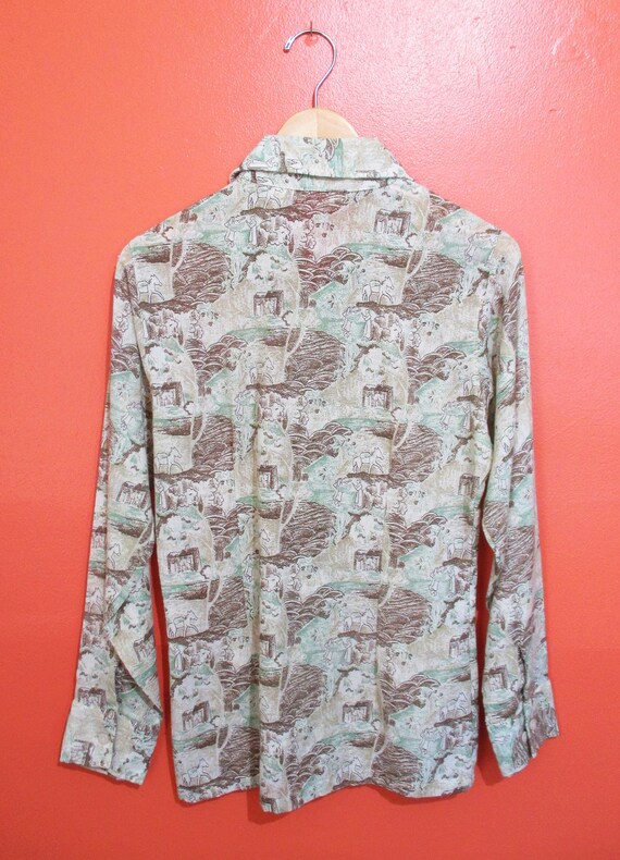 Vintage 1970s Shirt | Levi's Psychedelic Pastoral… - image 5