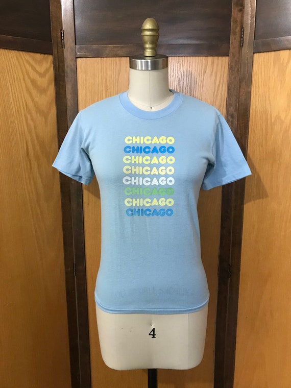 Vintage 1970s Tshirt | Chicago Tshirt | size xs -… - image 4