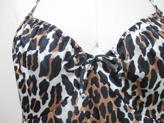 Vintage 1960s Leopard Print Slip Dress | Vintage … - image 3