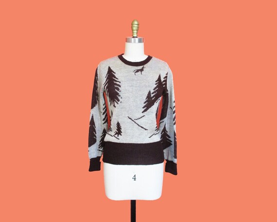Vintage 1940s McGregor Sweater | Tree and Wolf Pat