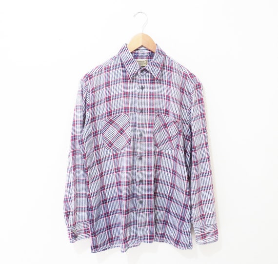 Vintage 1970s Flannel Shirt | Soft and Thin 1970s… - image 2