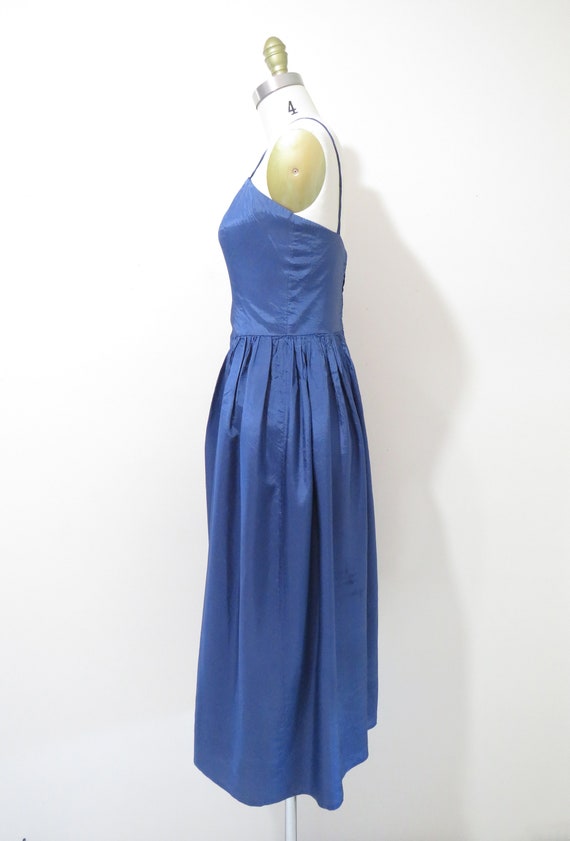 Vintage 1950s Party Dress | Cornflower Blue Sweet… - image 4