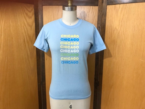 Vintage 1970s Tshirt | Chicago Tshirt | size xs -… - image 1