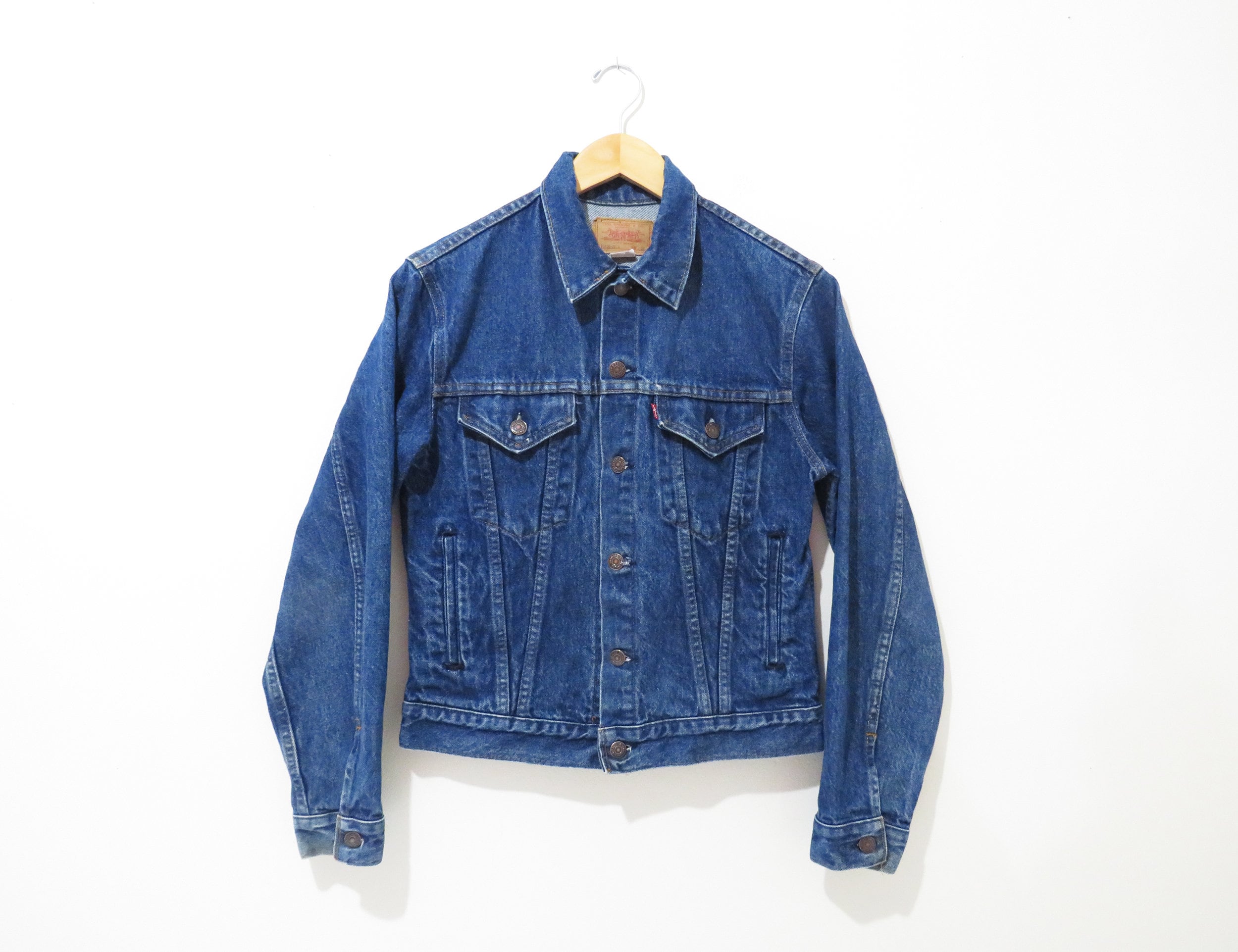 Vintage 80s Levis Denim Jacket Medium Dark Wash 80s Levis - Etsy