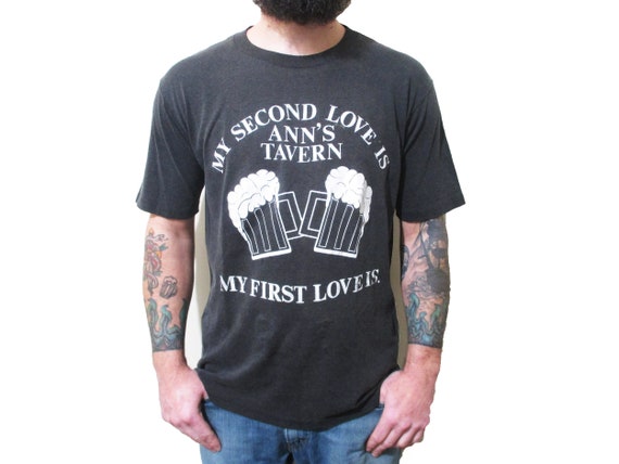 RARE! Vintage 1970s Tshirt | Beer and Hidden Nude