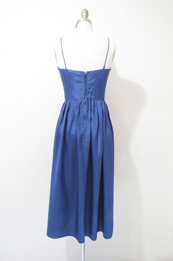 Vintage 1950s Party Dress | Cornflower Blue Sweet… - image 6