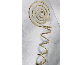 1 aplique de pared Party Lite de latón Olympia, modelo descatalogado, para velas flotantes o cónicas, color oro, sin cristal.