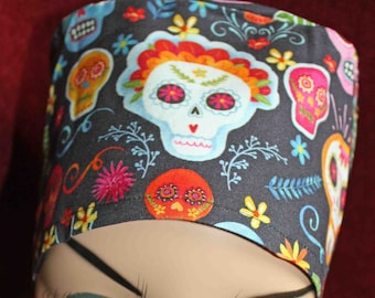 Skulls Skull Cap  (optional ear mask buttons)