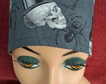 Skulls in Hats Cap  (optional ear mask buttons)