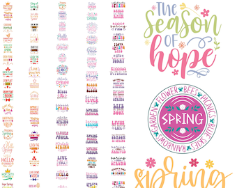 200 Spring SVG Bundle, Easter SVG Bundle, Welcome Spring Svg, Spring Svg, Happy Easter Svg, Easter Svg, Spring Cut Files, Cricut, Png, Svg