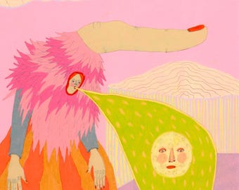 Signed Art Print: “Speak to the Moon”