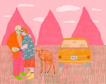 Signed Art Print: “Grow Old Together”