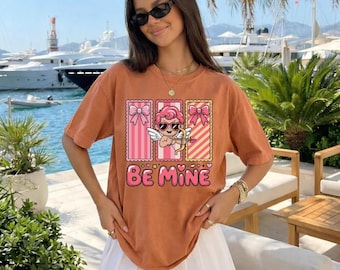 Comfort Colors Valentine Shirt, Cupid Graphic Tee, Retro Love Design