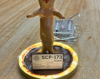 SCP-173 Containment Display | Illuminated Euclid-Class Anomaly Replica
