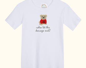 Who Let the Dawgs Out | Girls and Boys Shirt