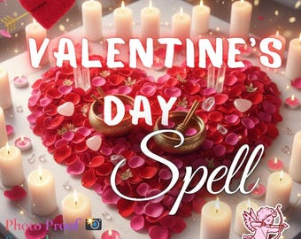 Ritual de pasión de San Valentín • Enciende el anhelo y el deseo el 14 de febrero el mismo día + Prueba fotográfica