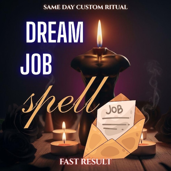 Powerful Job Spell - Career Success Ritual | Get a Dream Job - Same Day + Photo Proof no ai