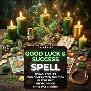 Success & Good Luck Spell for Prosperity and Abundance | Attract Fame, Love, Fortune | Attract Wealth | Powerful Energy Alignment