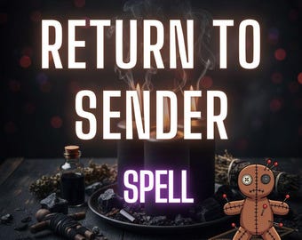 Hechizo de retorno al remitente / Protección contra maldiciones de magia negra / Reversión del karma / Escudo espiritual psíquico / Prueba fotográfica del mismo día