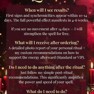 Sex Spell | Reignite Passion, Desire & Intimacy | New Orleans Candle Ritual | Same Day | Photo Proof image 3