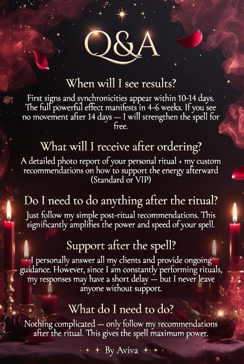 Avoidant to Obsessed Love Spell - Twin Flame Attraction Ritual, Romantic Magnetism, Intense Energy Same Day + Photo Proof image 7