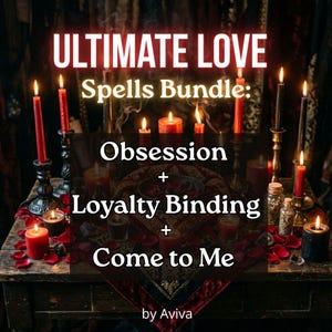 Paquete definitivo de hechizos de amor: Obsesión + Unión de lealtad + Ven a mí. 3 poderosos rituales. Prueba fotográfica el mismo día. Brujería auténtica (preparada a mano).