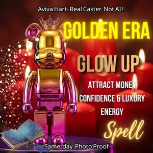 Feitiço de Brilho da Era de Ouro: Energia Luxuosa + Atraia Dinheiro + Confiança | Lançamento Personalizado no Mesmo Dia + Comprovação Fotográfica imagem 1