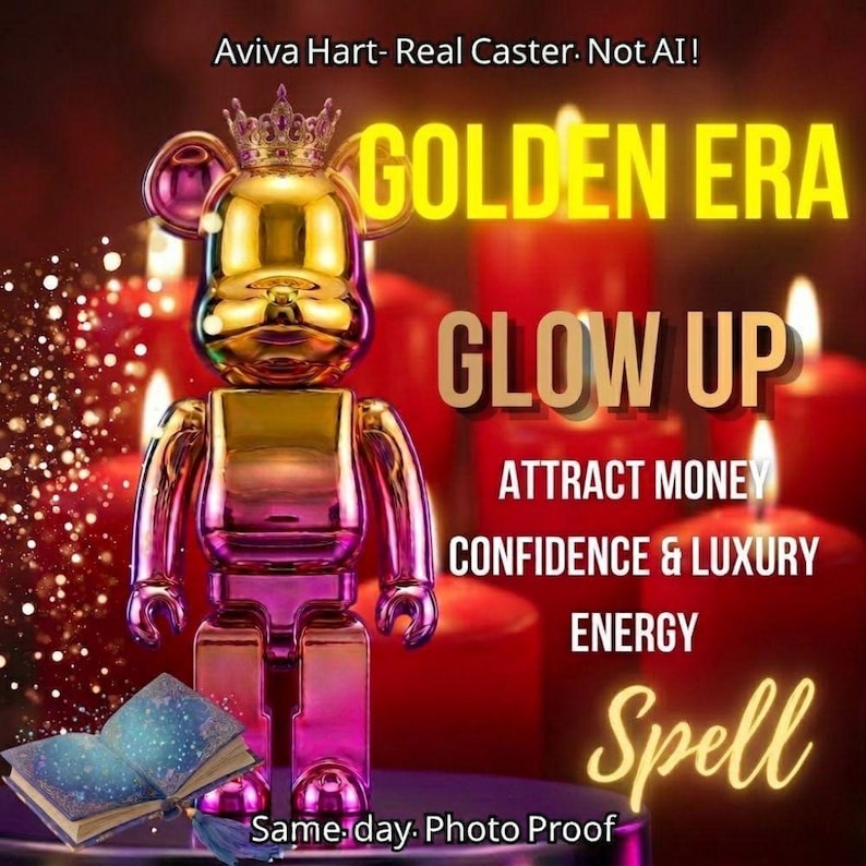 Feitiço de Brilho da Era de Ouro: Energia Luxuosa + Atraia Dinheiro + Confiança | Lançamento Personalizado no Mesmo Dia + Comprovação Fotográfica imagem 1