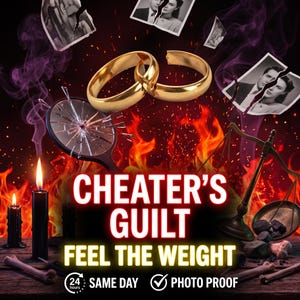 Cheater's Guilt Spell | Make Him Feel the Weight of Betrayal | Remorse, Truth & Karma | New Orleans Candle Ritual | Same Day | Photo Proof