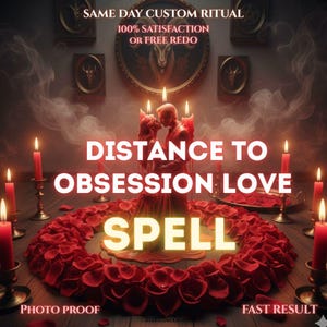 Distance to Obsession Love Spell | Heilige attractie | Soulmate-verbinding | Aphrodite Energy Same Day + fotoproef