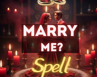 Hechizo de Cásate Conmigo - Haz que te proponga matrimonio rápido / Energía de Afrodita / Compromiso de alma gemela / Prueba fotográfica el mismo día