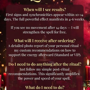 Avoidant to Obsessed Love Spell - Twin Flame Attraction Ritual, Romantic Magnetism, Intense Energy Same Day + Photo Proof image 8