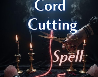 Ritual de corte de lazos: Libera ataduras tóxicas, rompe conexiones energéticas.