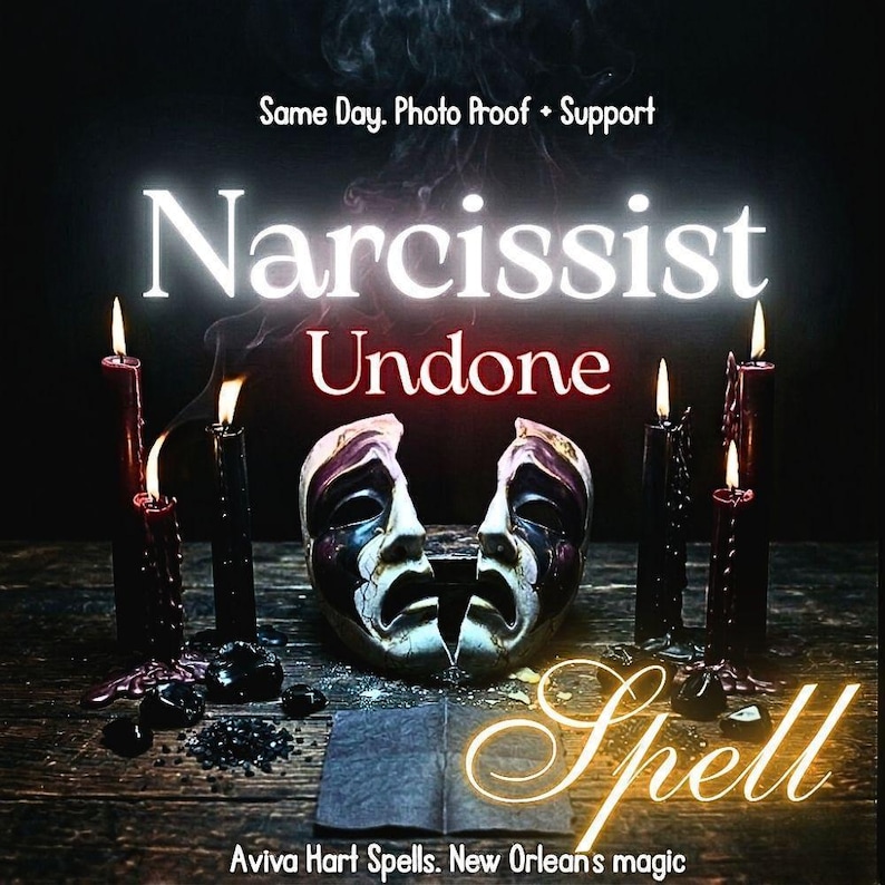 Narcissist Undone Spell - He Played You? Now Watch Him Fall Apart | Justice Spell | Karma Spell | Same Day Photo Proof image 1