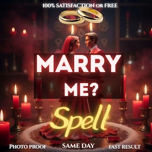Marriage Spell | Marry Me & Proposal Ritual | Aphrodite Soulmate Commitment | Same Day | No AI