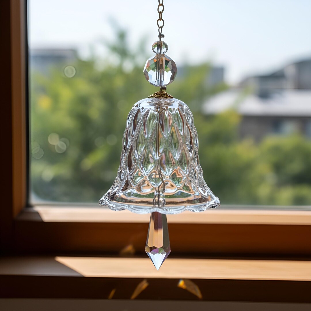 Crystalbell Crystal Bell Suncatcher — 115 Mm X 58 Mm - Etsy