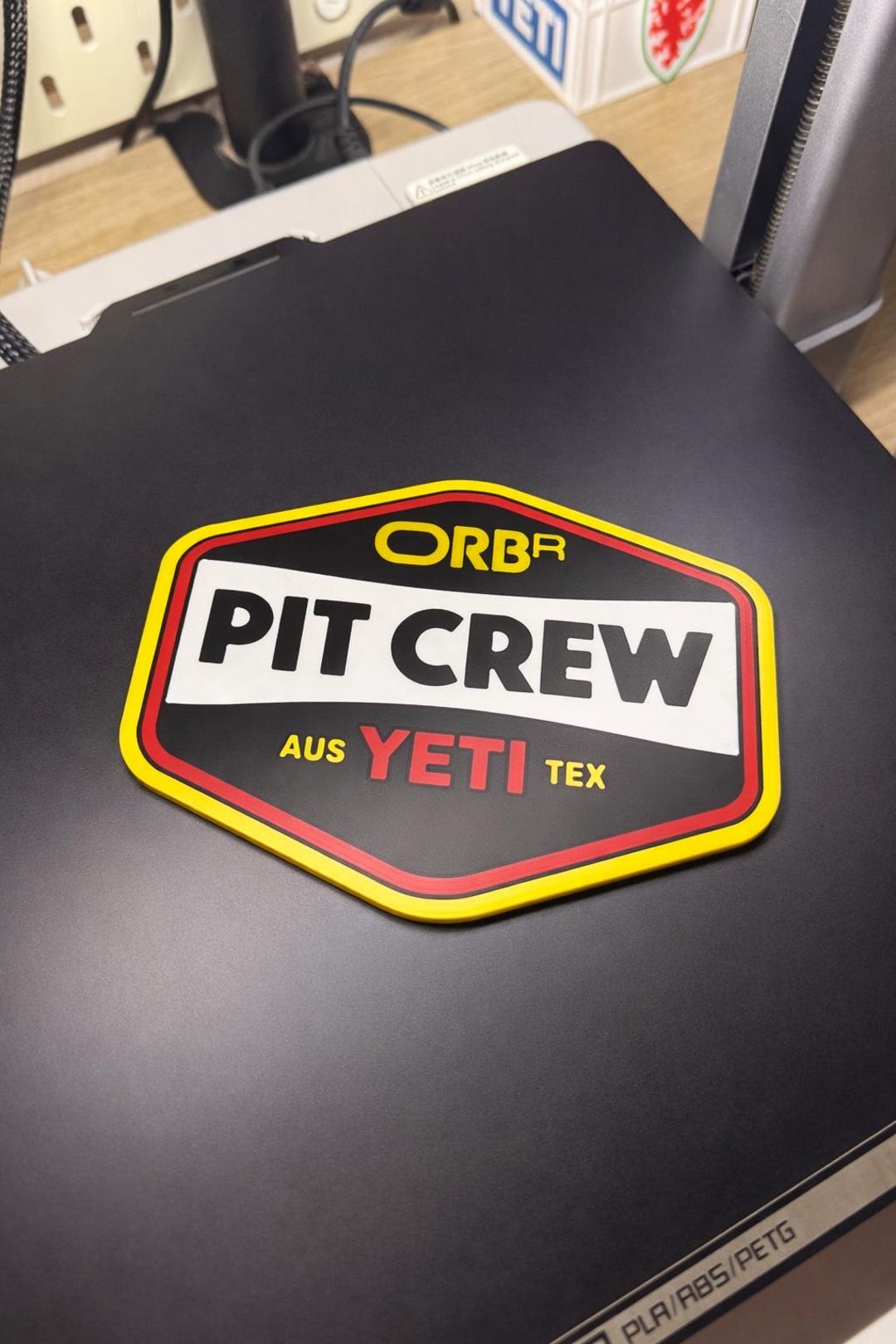 Yeti X Oracle Red Bull Racing Pit Crew Patch Replica Wall Sign/drinks ...