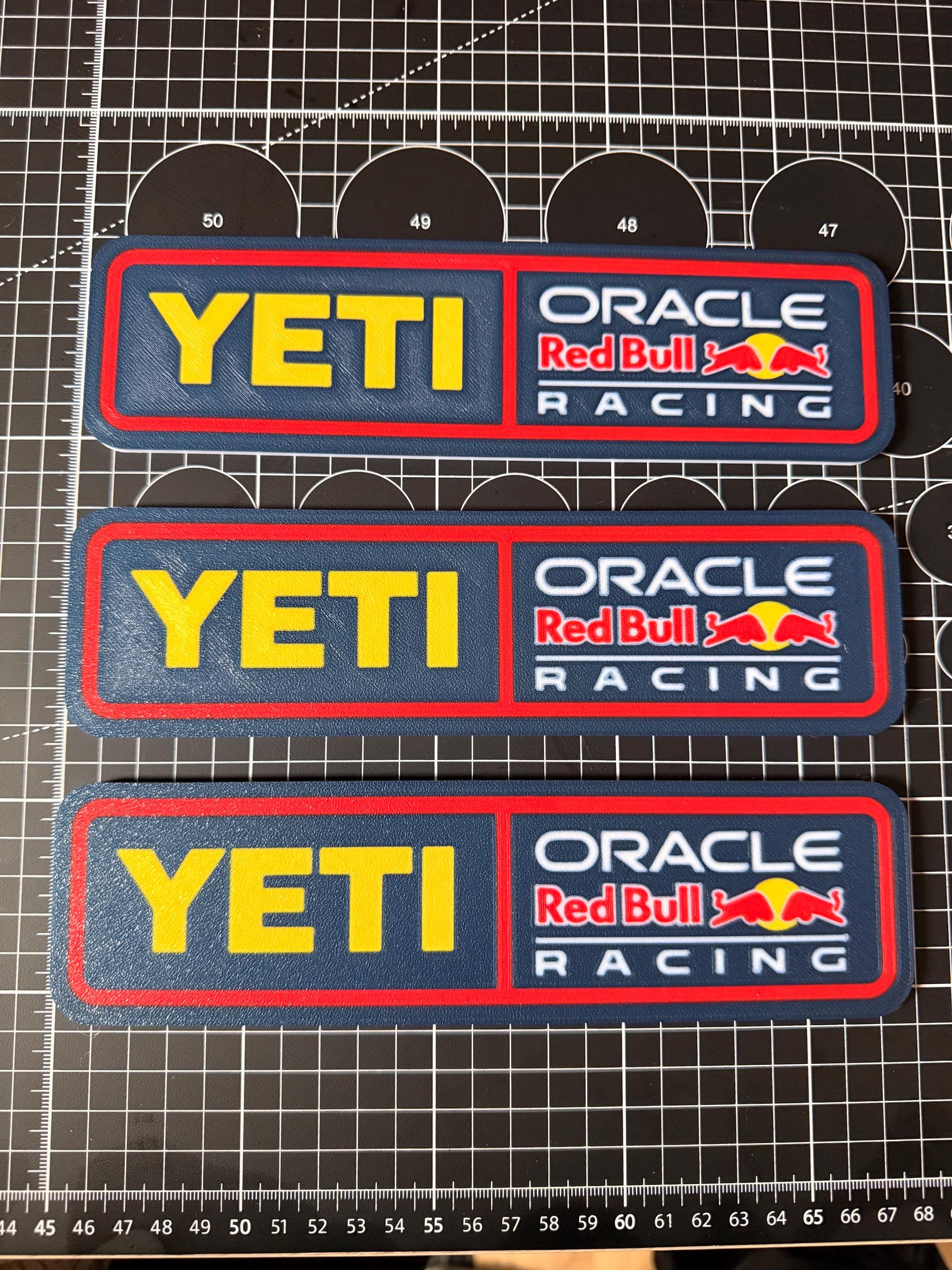 Yeti X Oracle Red Bull Racing Patch Wall Sign Large - Etsy