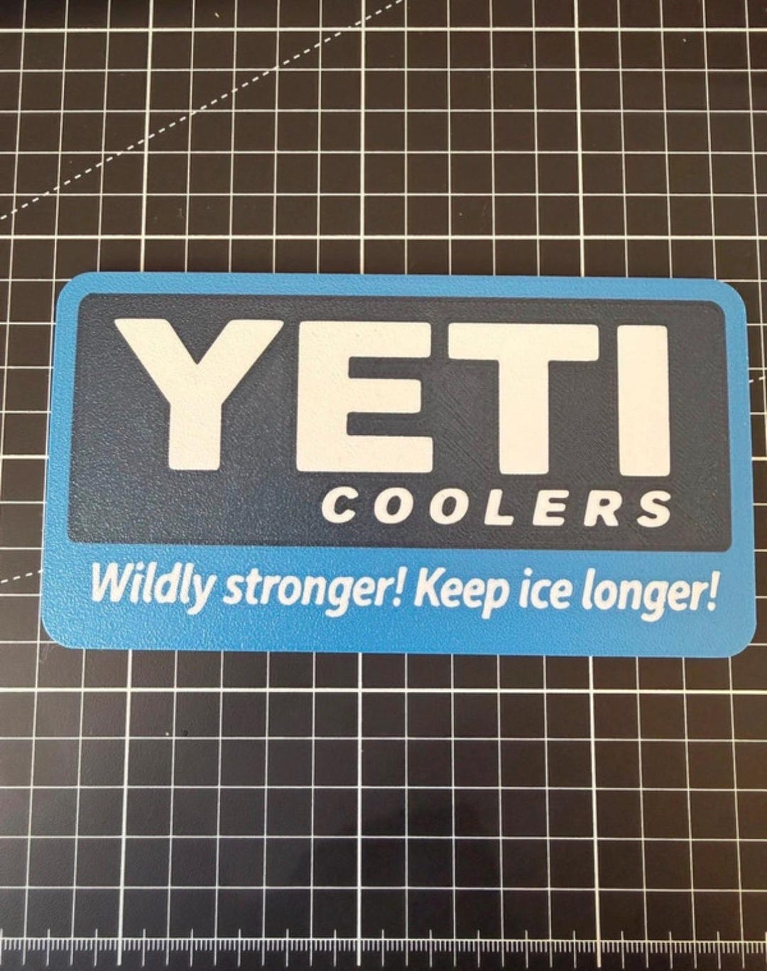 Yeti Patch Replica Wall Sign/drinks Coaster - Etsy