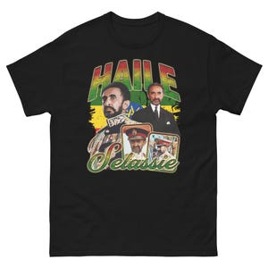 Haile Selassie Tshirt - Etsy