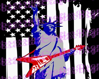 Rockin ' Liberty SVG DXF