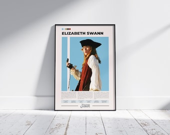 キーラ・ナイトレイの直筆サイン入り11x14パイレーツオブカリビアン